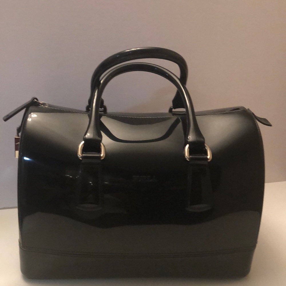 Furla Black jelly purse